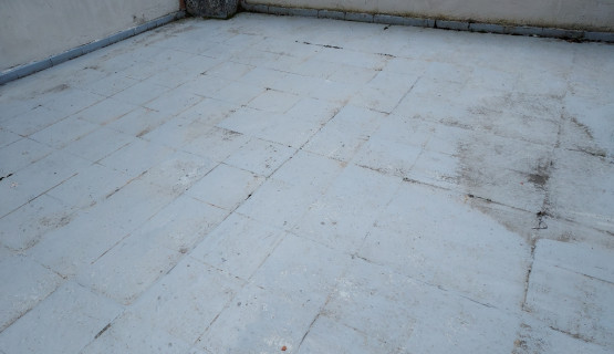 Terrassenabdichtung vorher