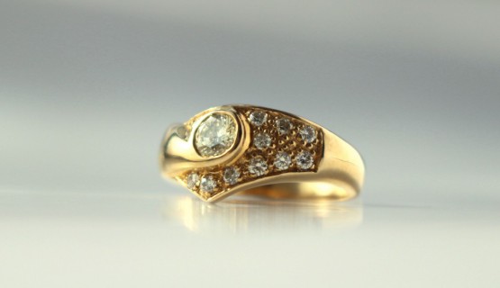 Brillantring 585/-Gold